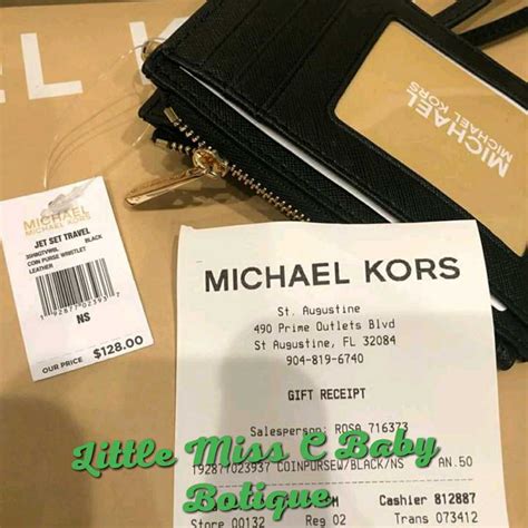 michael kors gift receipt